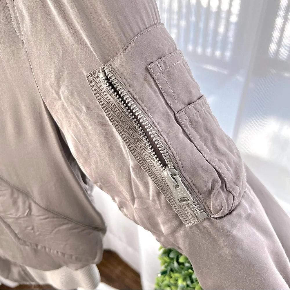 All Saints Bree Lace Bomber Jacket Size Medium - Picture 11 of 16